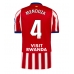 Atletico Madrid Rodrigo Mendoza #4 Hemma matchtröja 2026-27 Kortärmad Billigt Atletico Madrid Rodrigo Mendoza #4 Hemma matchtröja 2026-27 Kortärmad Billigt